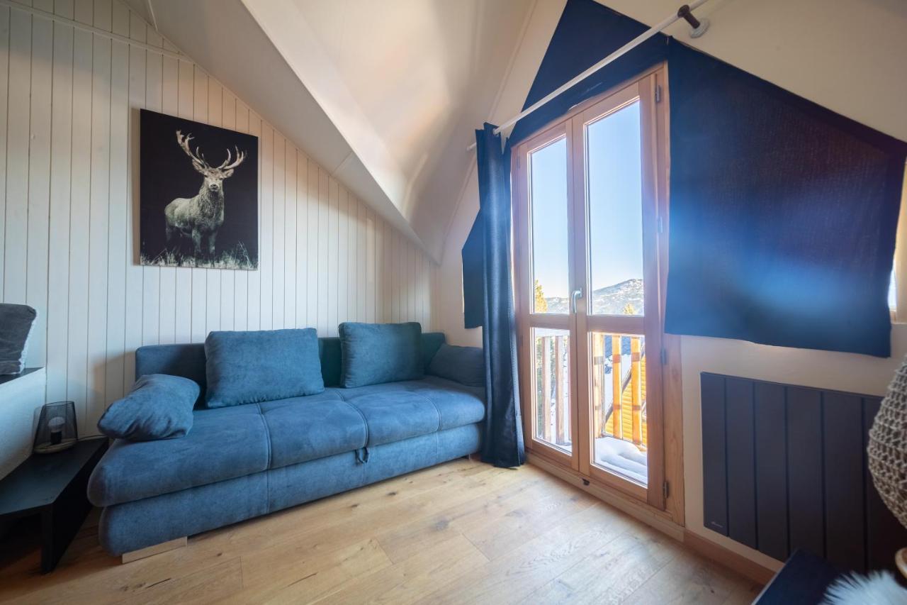 Le Cerf - Duplex Avec Superbe Vue Montagne Lägenhet Les Angles  Exteriör bild