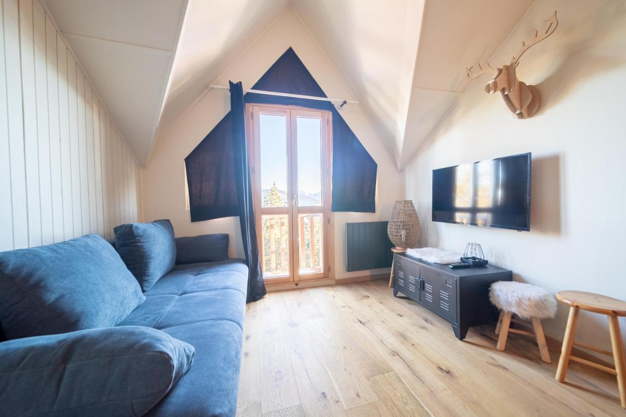 Le Cerf - Duplex Avec Superbe Vue Montagne Lägenhet Les Angles  Exteriör bild